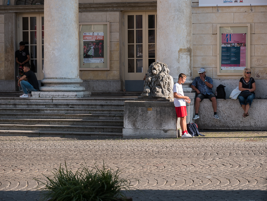 Abendlicht über Belluno